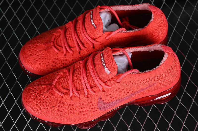 VMP‑TRPLRED‑012 — Nike Air VaporMax Flyknit — Triple Red — Design‑Inspired
