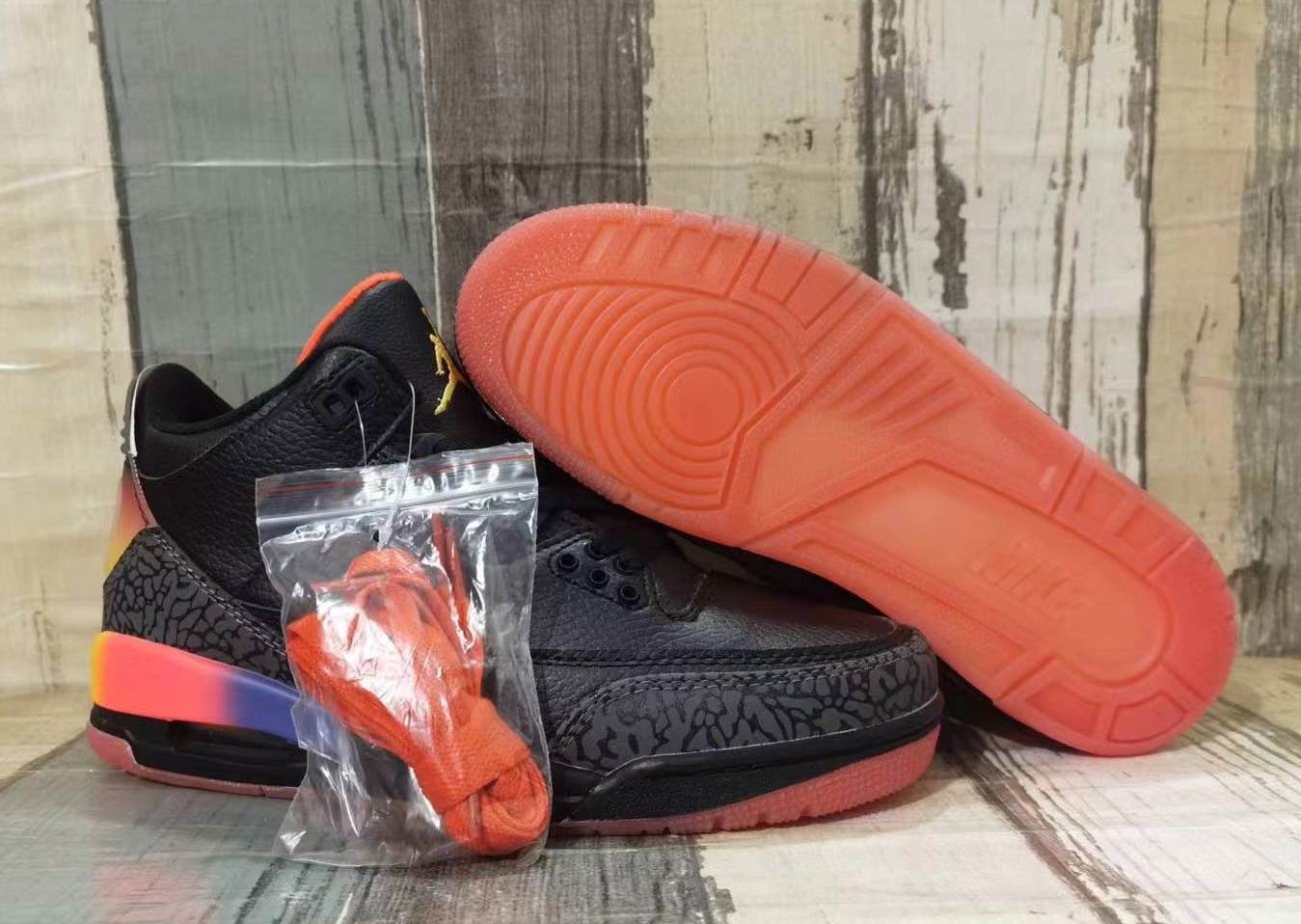 Jordan 3 - Design‑Inspired "J. Balvin Rio" Custom Tribute Build AJ3-BALVIN-RIO-313