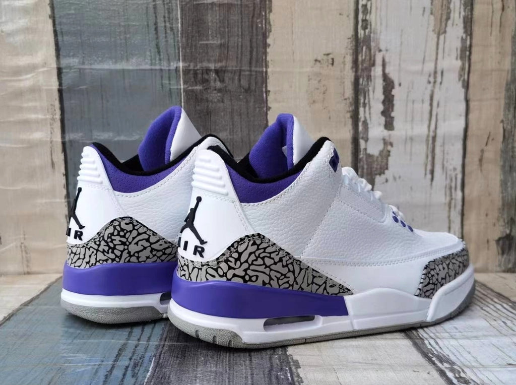 314 — Jordan 3 “Court Purple” — Design‑Inspired Sneaker