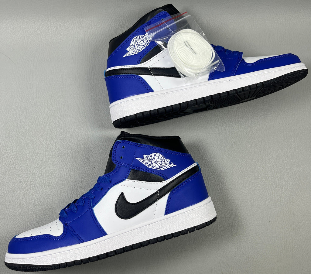 022 — Jordan 1 Mid “Game Royal Classic” — Design Inspired Sneaker