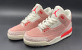 Jordan 3 - Design‑Inspired "Rust Pink" Custom Tribute Build AJ3-RUSTPNK-316