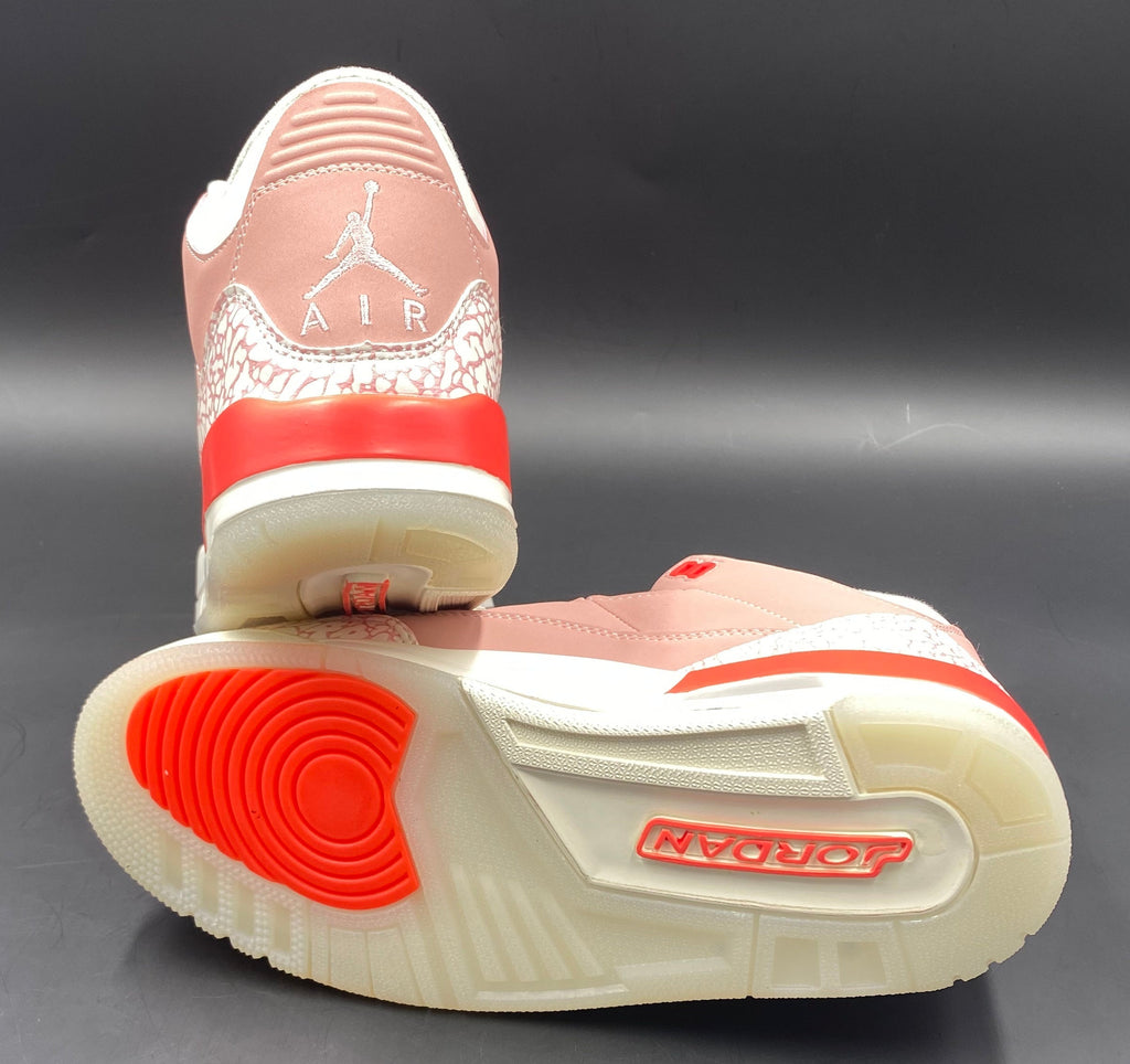 Jordan 3 - Design‑Inspired "Rust Pink" Custom Tribute Build AJ3-RUSTPNK-316
