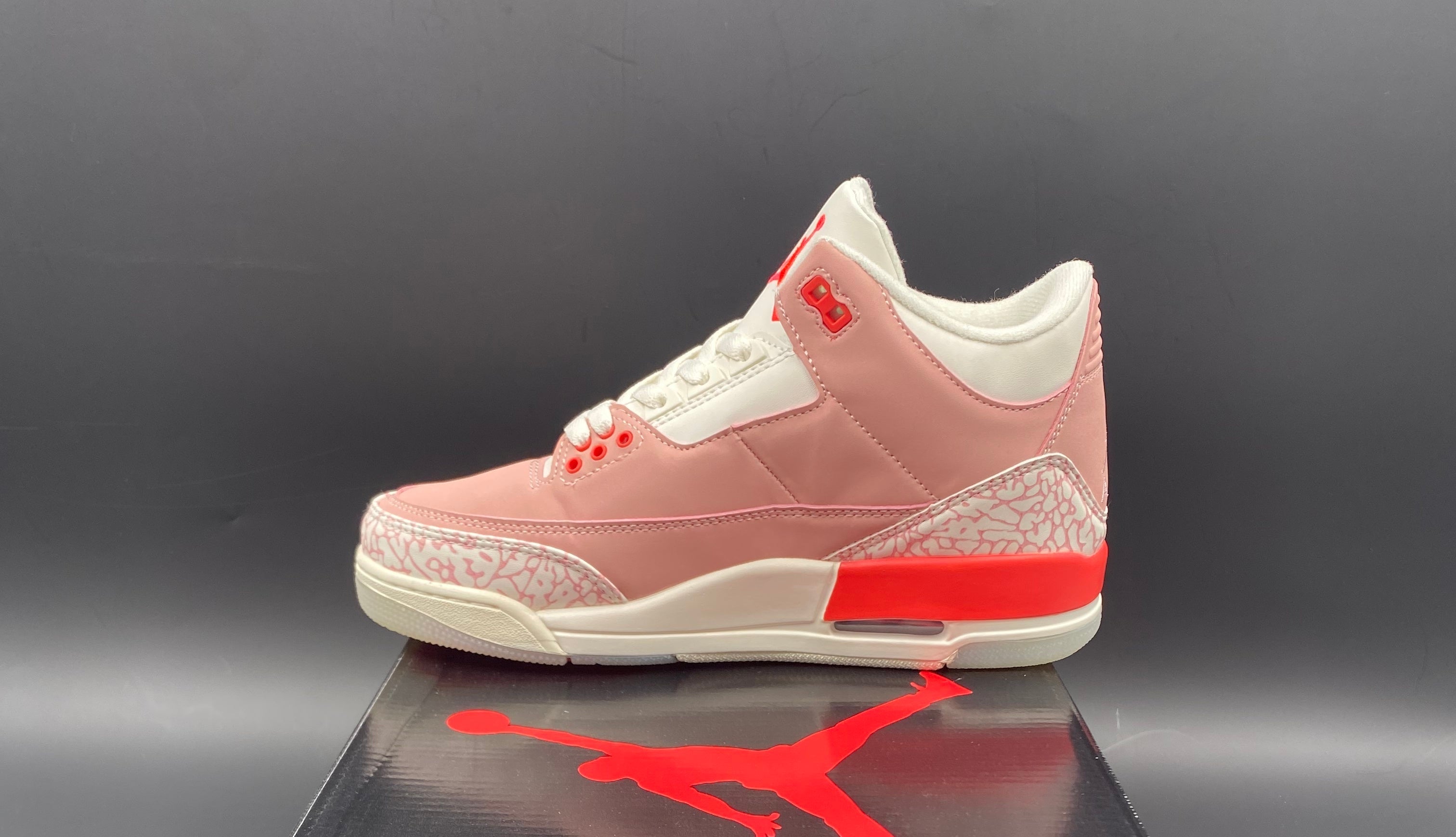 Jordan 3 - Design‑Inspired "Rust Pink" Custom Tribute Build AJ3-RUSTPNK-316