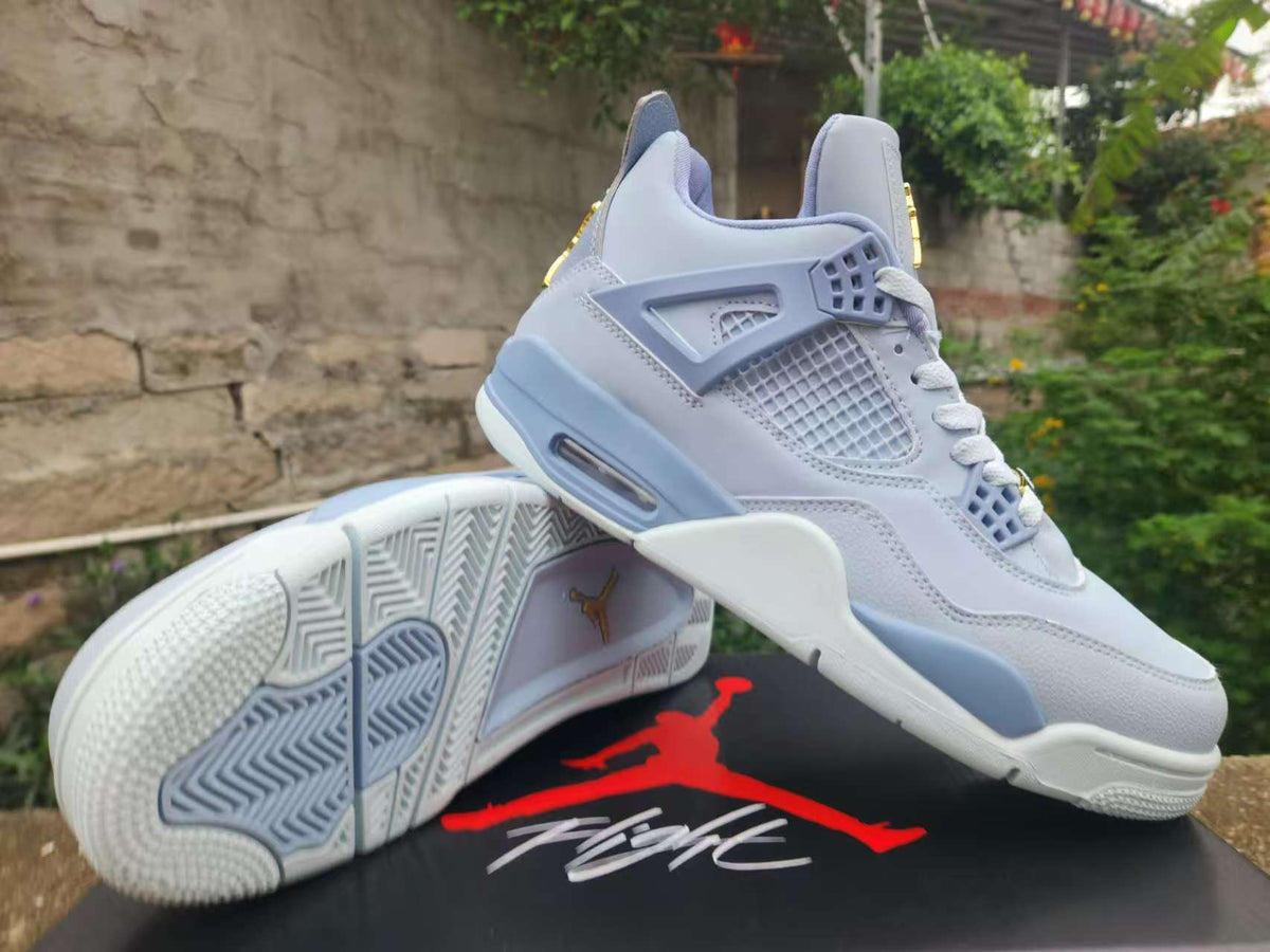 Jordan 4 Retro UNC PE - Carolina Blue & White Custom Tribute