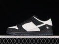 SBDNK‑032 — Nike SB Dunk Low “Panda Pigeon” — Black / White / Grey — Design‑Inspired