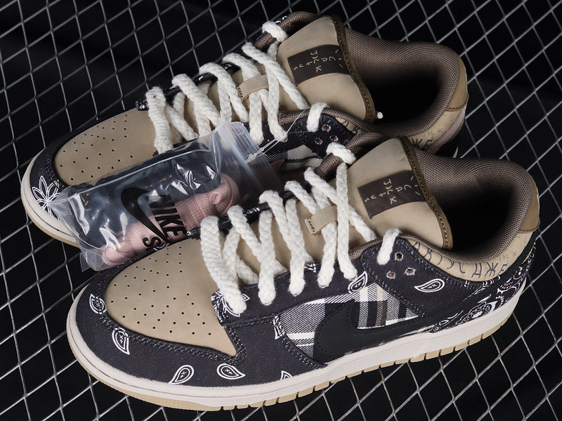 TS‑SB‑051 — SB Dunk “Travis Scott Paisley” — Inspired Design