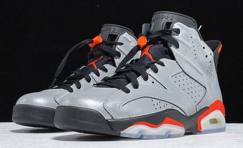 Jordan 6 - Design-Inspired "Metallic Silver" Custom Tribute Build AJ6-METALLICSILVER-610