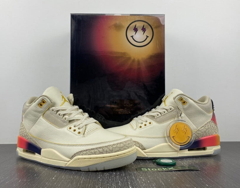 320 — Jordan 3 “Medellín Sunset” — Design‑Inspired Sneaker
