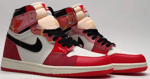Jordan 1 High – Design‑Inspired "Origin Story / Spider‑Man" Custom Build TS‑JRDNS‑024