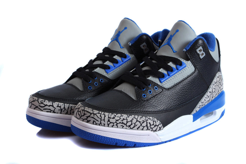 Jordan 3 - Design‑Inspired "Racer Blue" Custom Tribute Build AJ3-RCRBLU-318
