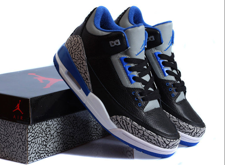 Jordan 3 - Design‑Inspired "Racer Blue" Custom Tribute Build AJ3-RCRBLU-318