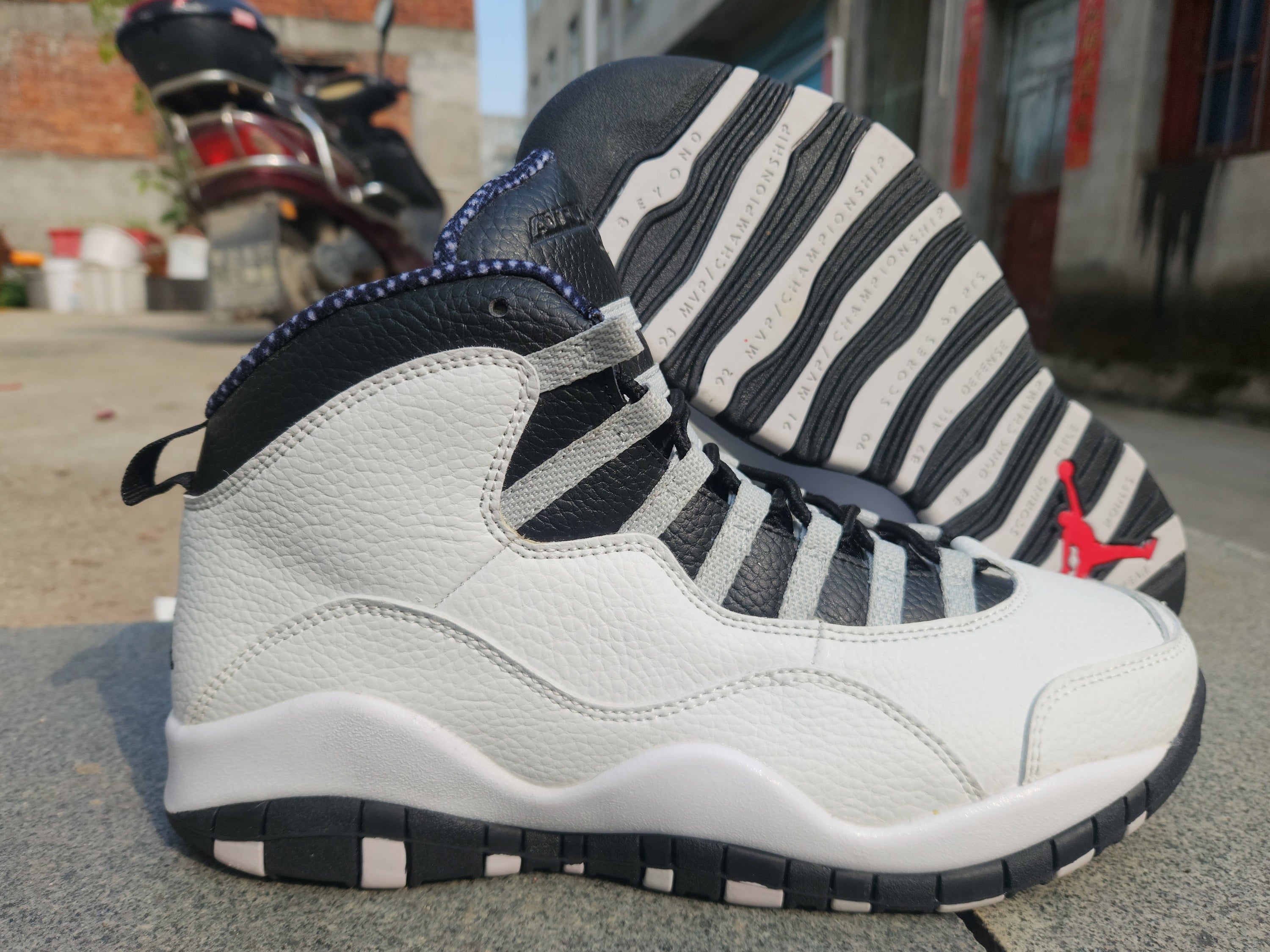 1012 — Jordan 10 “Steel” — Design‑Inspired