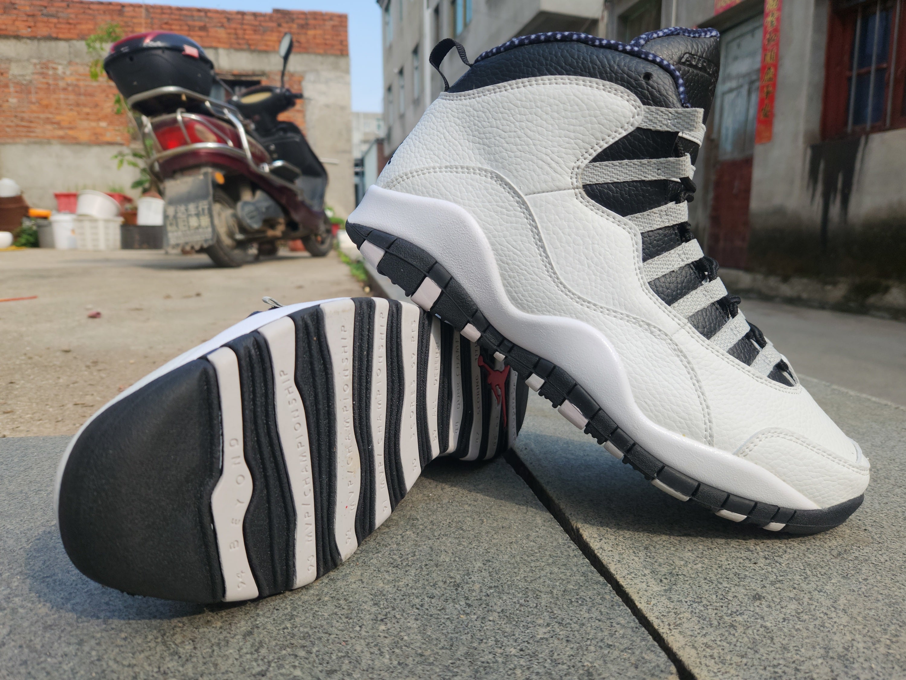 Jordan 10 – Design-Inspired "Steel" Custom Tribute Build AJ10-STEEL-1012