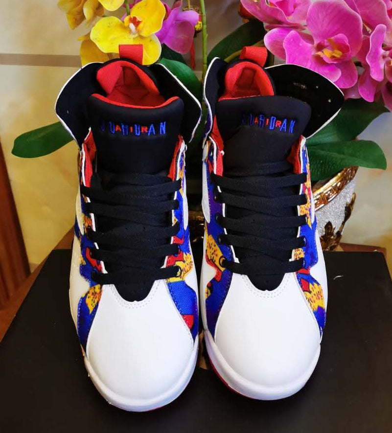 Jordan 7 — Design‑Inspired “Nothing But Net” Custom – Tribute Build AJ7‑NOTHINGBUTNET‑711