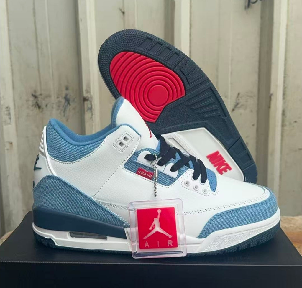 323 — Jordan 3 “Levi’s All‑Star” — Tribute Customs