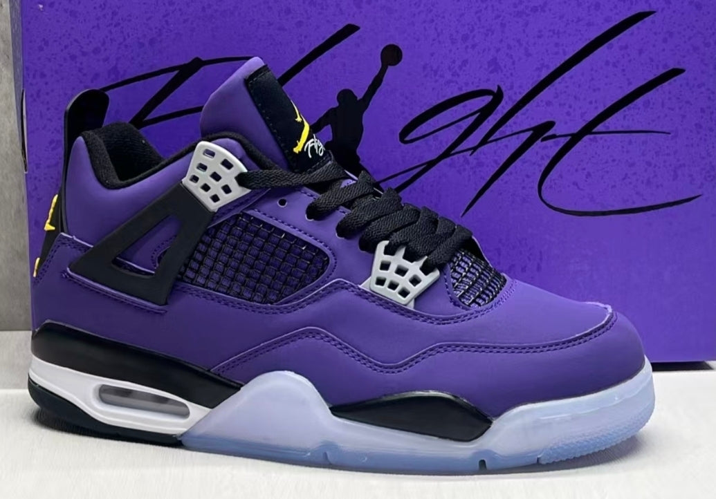 Jordan 4 “Imperial Purple” — Design Inspired Tribute Build - 460