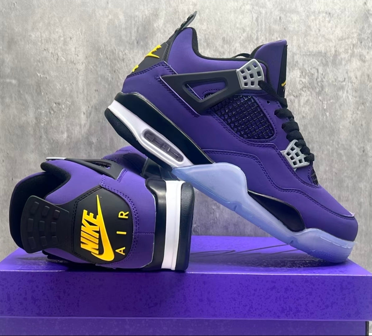 Jordan 4 “Imperial Purple” — Design Inspired Tribute Build - 460