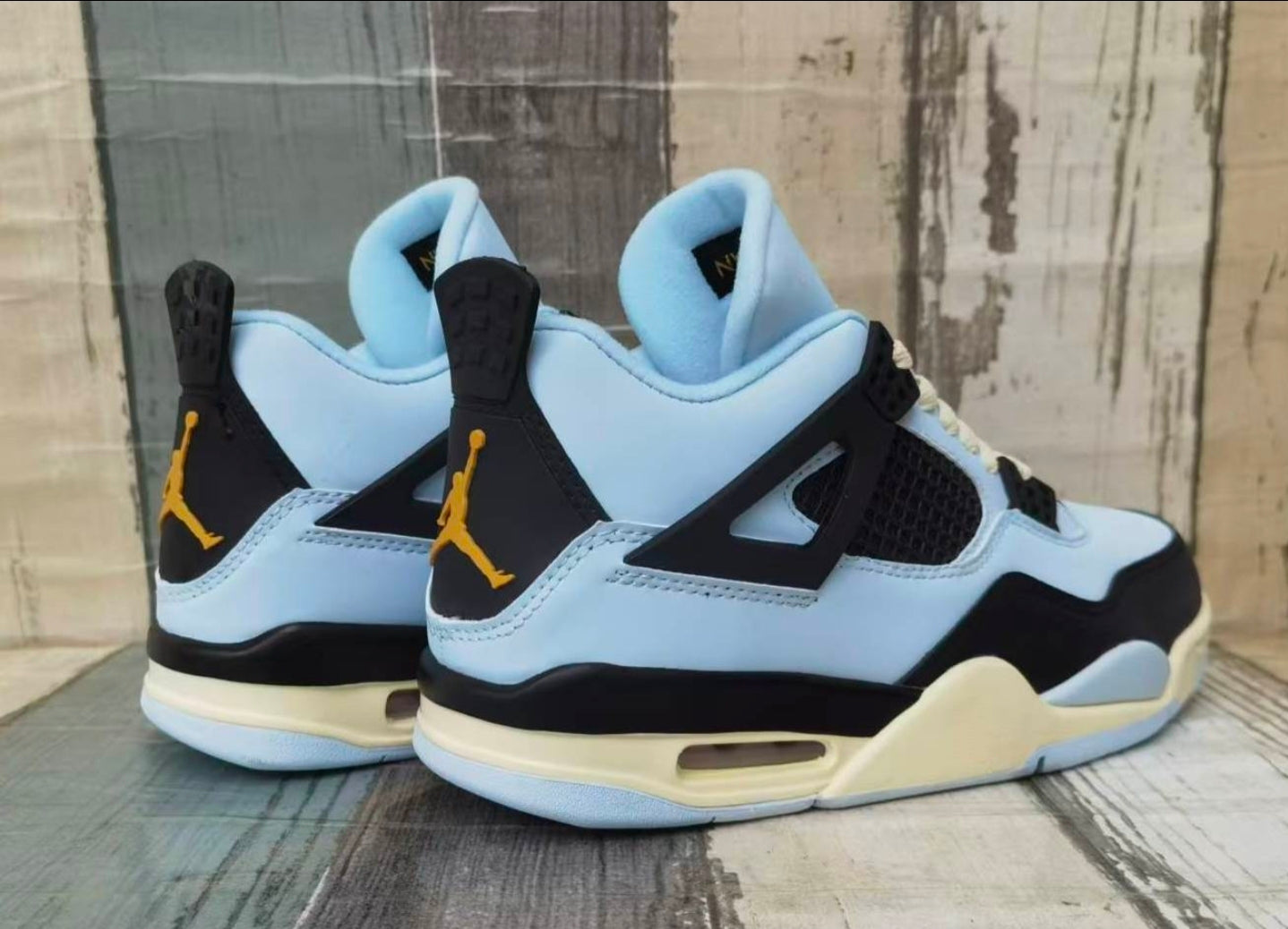 Jordan 4 “Pure Platinum Sky” — Design‑Inspired Tribute - 463