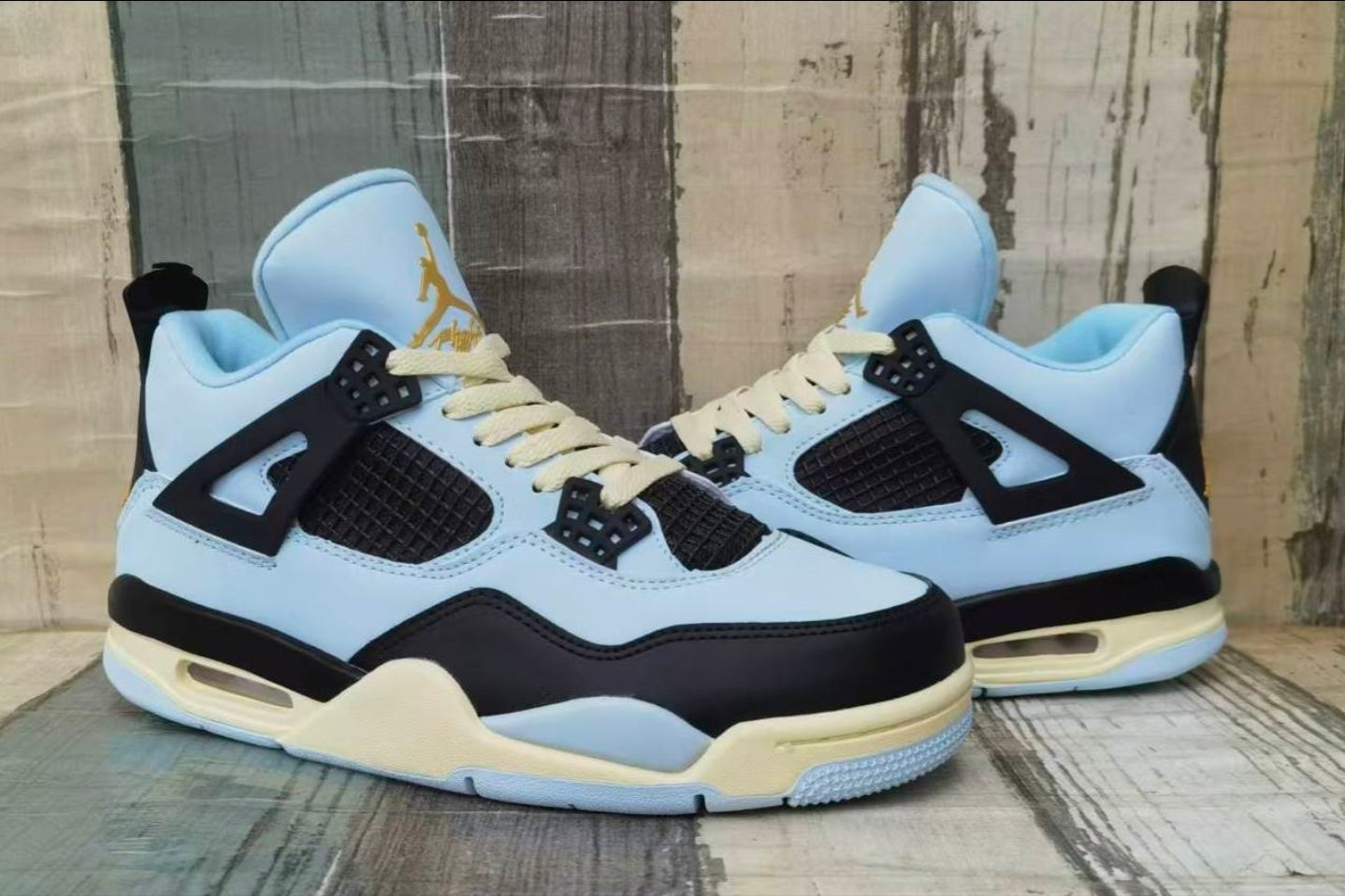 Jordan 4 “Pure Platinum Sky” — Design‑Inspired Tribute - 463