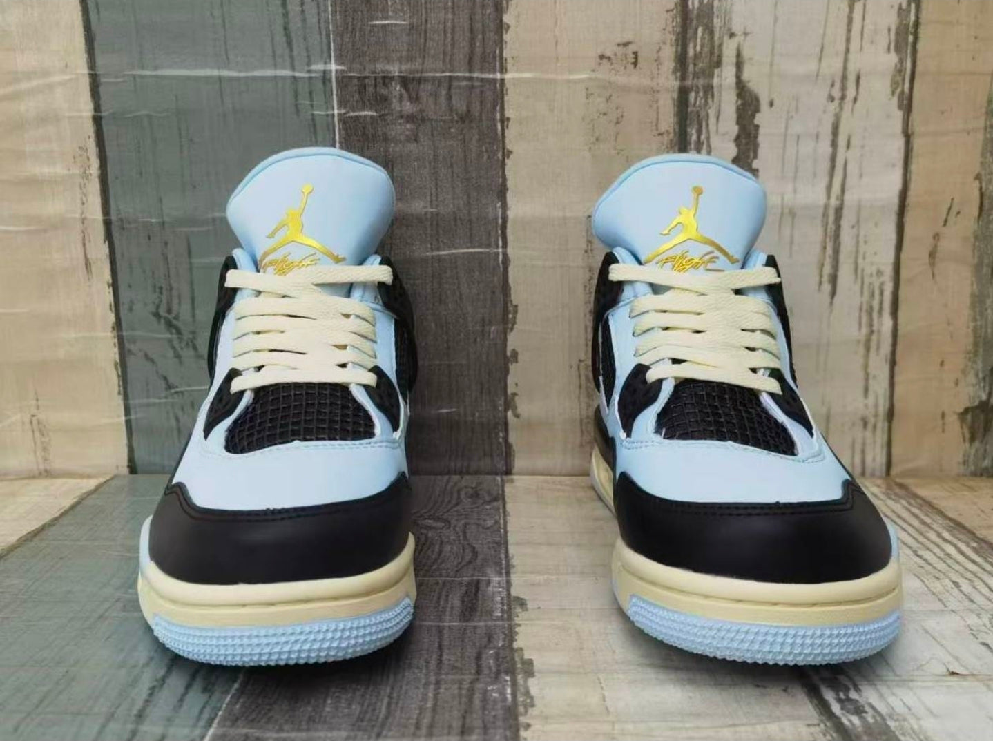 Jordan 4 “Pure Platinum Sky” — Design‑Inspired Tribute - 463