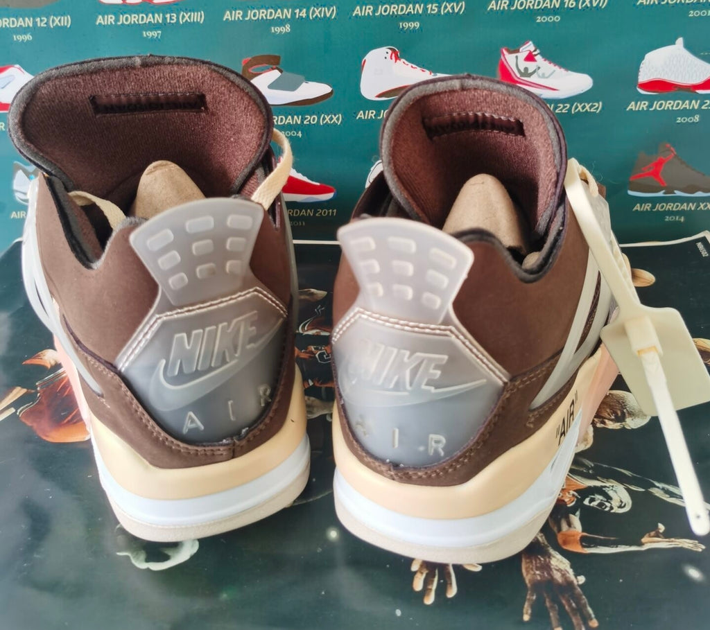 Jordan 4 Design Inspired “Off‑White Cocoas” — Custom Tributes — 468