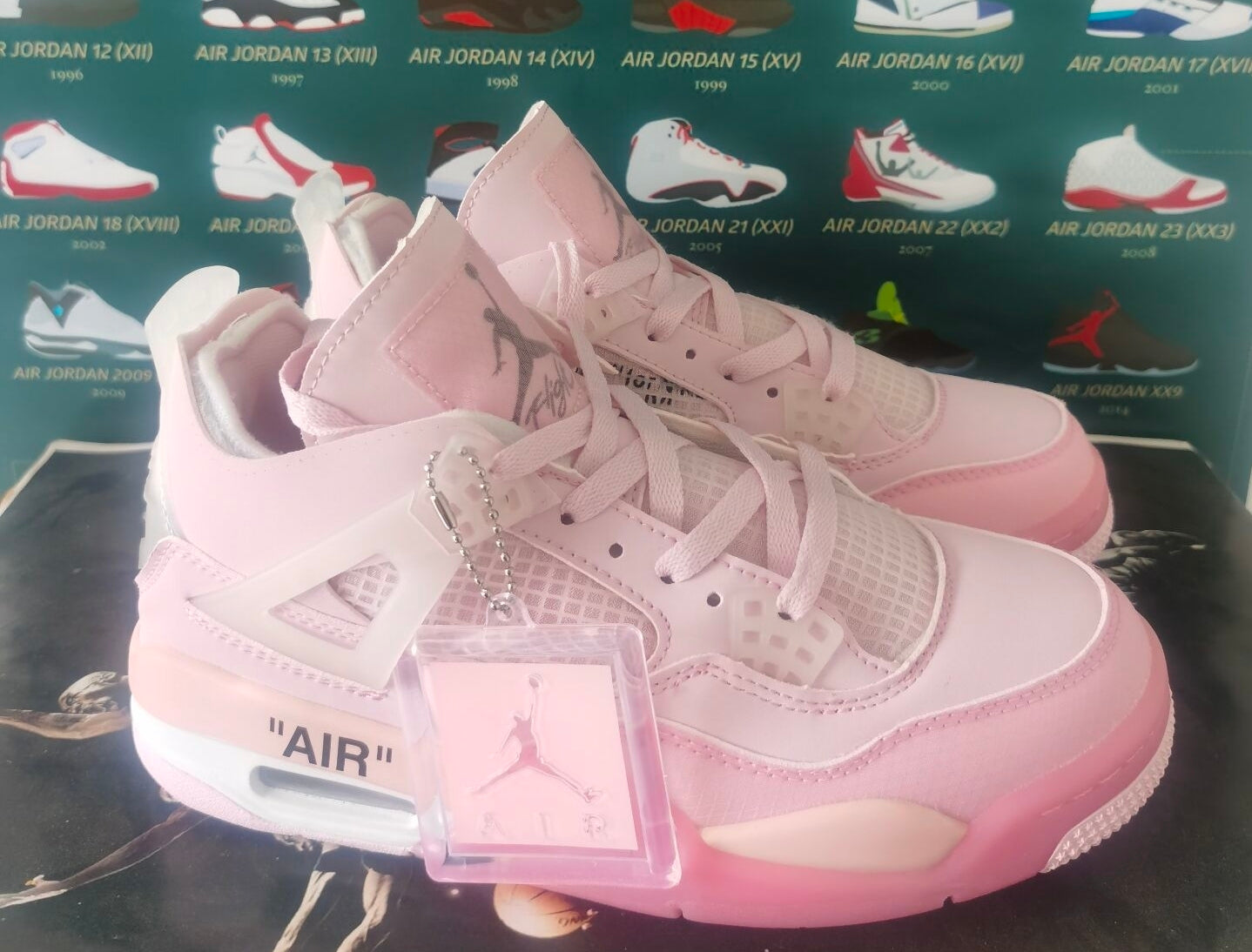 Jordan 4 “Off‑White Pastel Pack” — Design‑Inspired Fantasy Build - 459