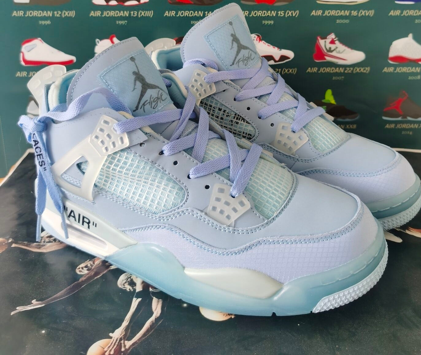 Jordan 4 “Off‑White Pastel Pack” — Design‑Inspired Fantasy Build - 459