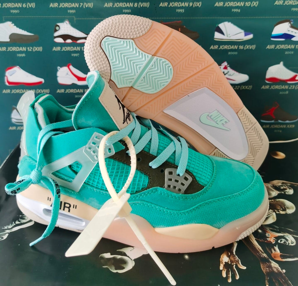 Jordan 4 “Off‑White Pastel Pack” — Design‑Inspired Fantasy Build - 459