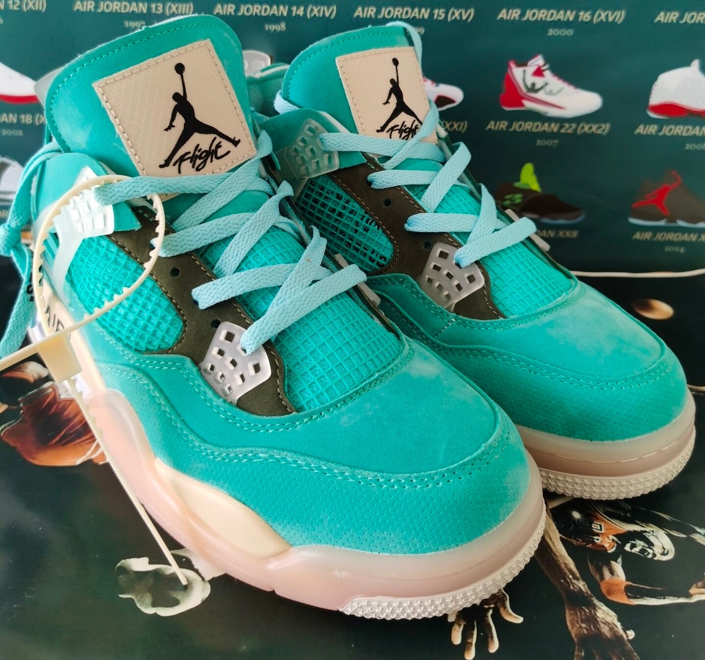 Jordan 4 “Off‑White Pastel Pack” — Design‑Inspired Fantasy Build - 459
