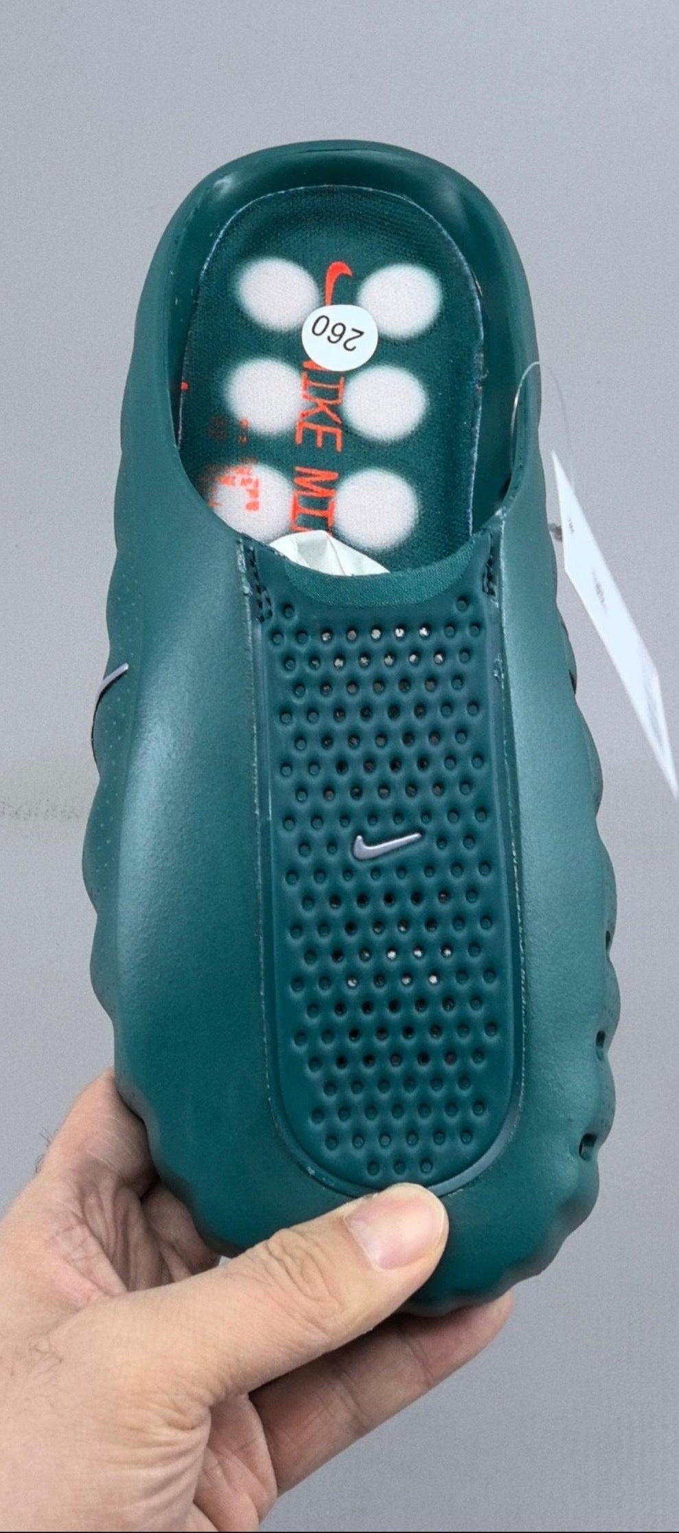 Nike Mind 001 Slides — Design‑Inspired Footwear: Green/Orange