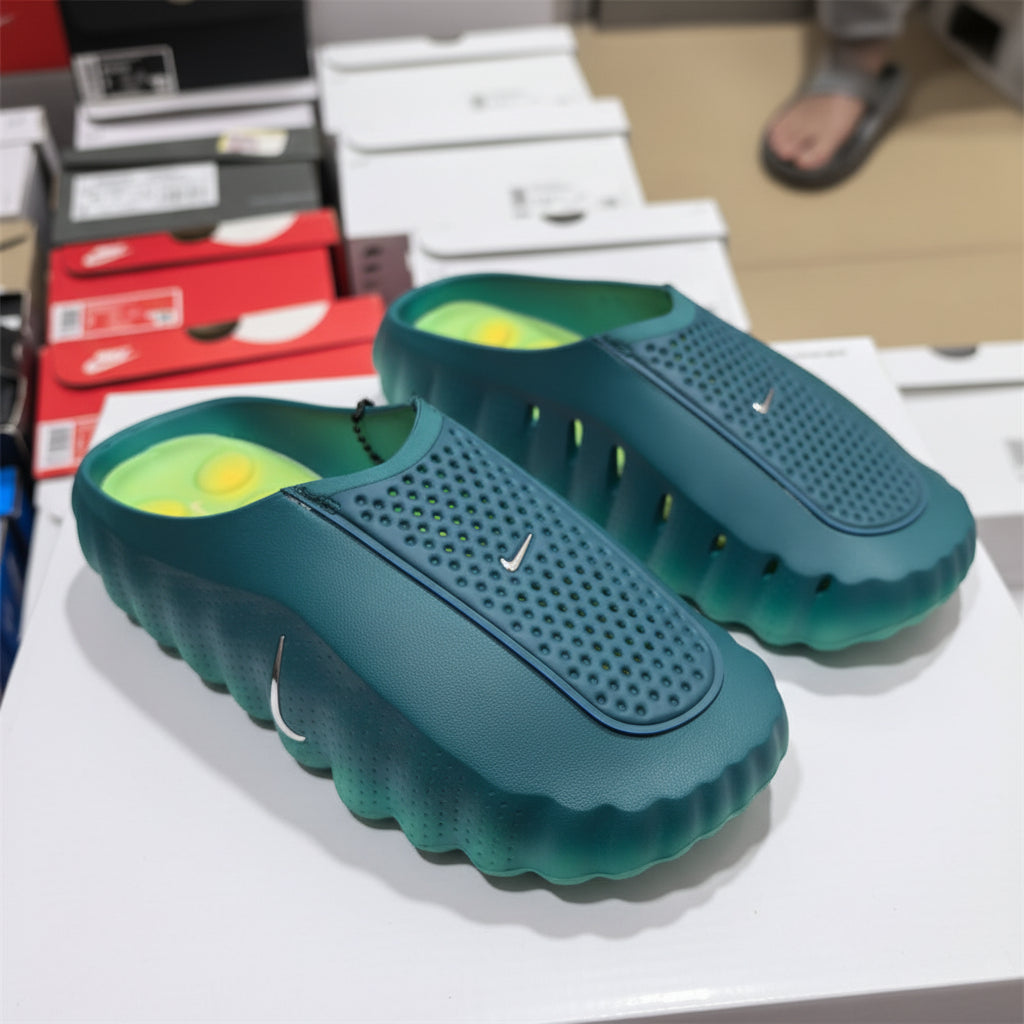 Nike Mind 001 Slides — Design‑Inspired Footwear: Green/Yellow