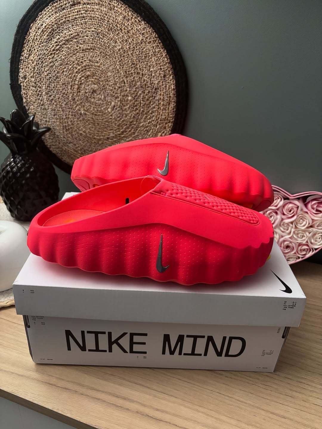 Nike Mind 001 Slides — Design‑Inspired Footwear: Red