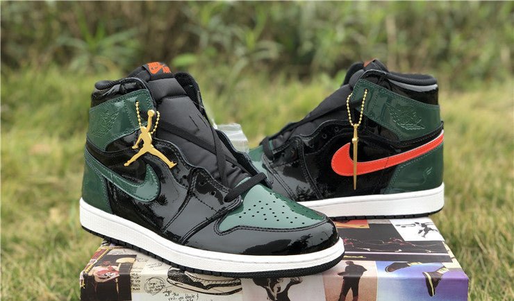 Jordan 1 High Design-Inspired - "SoleFly Patent" - AJ1-SOLEFLYPAT-048 - Sole Revival and Redemption LLC