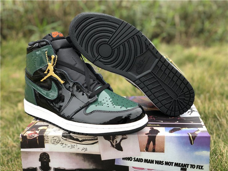 Jordan 1 High Design-Inspired - "SoleFly Patent" - AJ1-SOLEFLYPAT-048 - Sole Revival and Redemption LLC