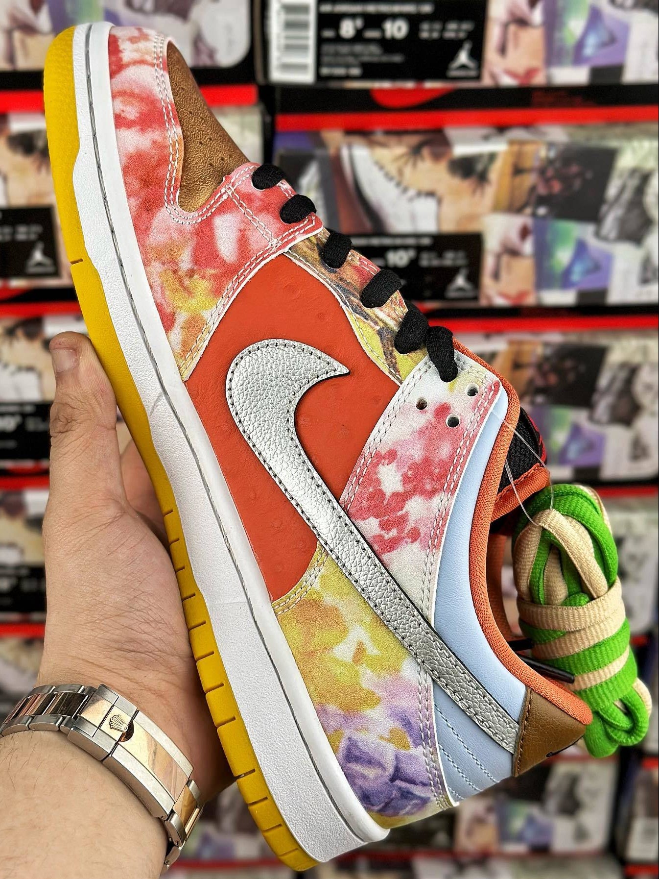 SB Dunk Low – Design-Inspired "Street Hawker" Custom Tribute Build SBDNK-089