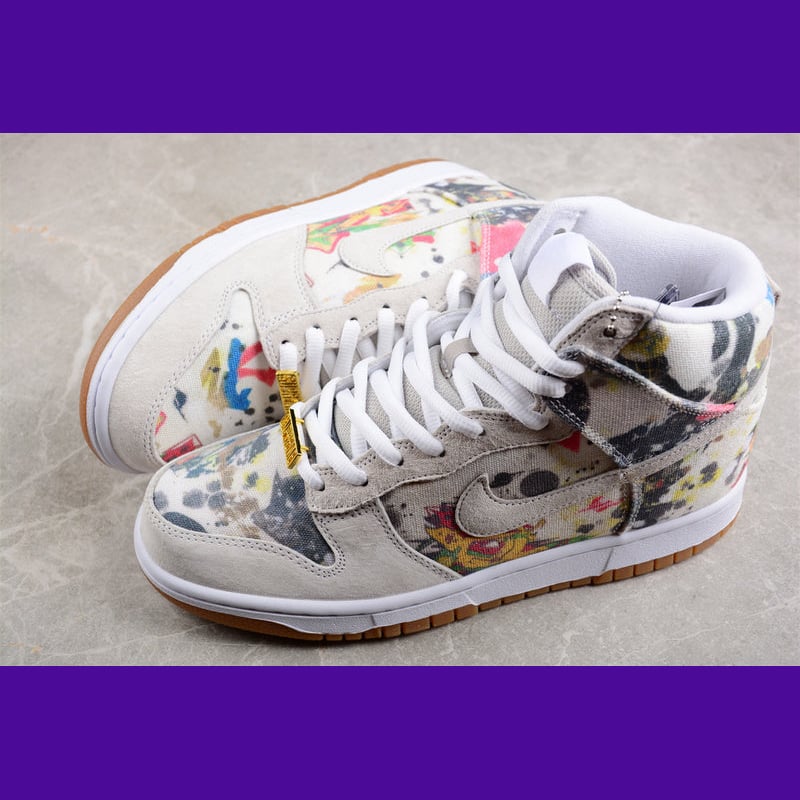 SB Dunk High Design-Inspired - "Rammellzee" - SB-SUPHIGH-001 - Sole Revival and Redemption LLC