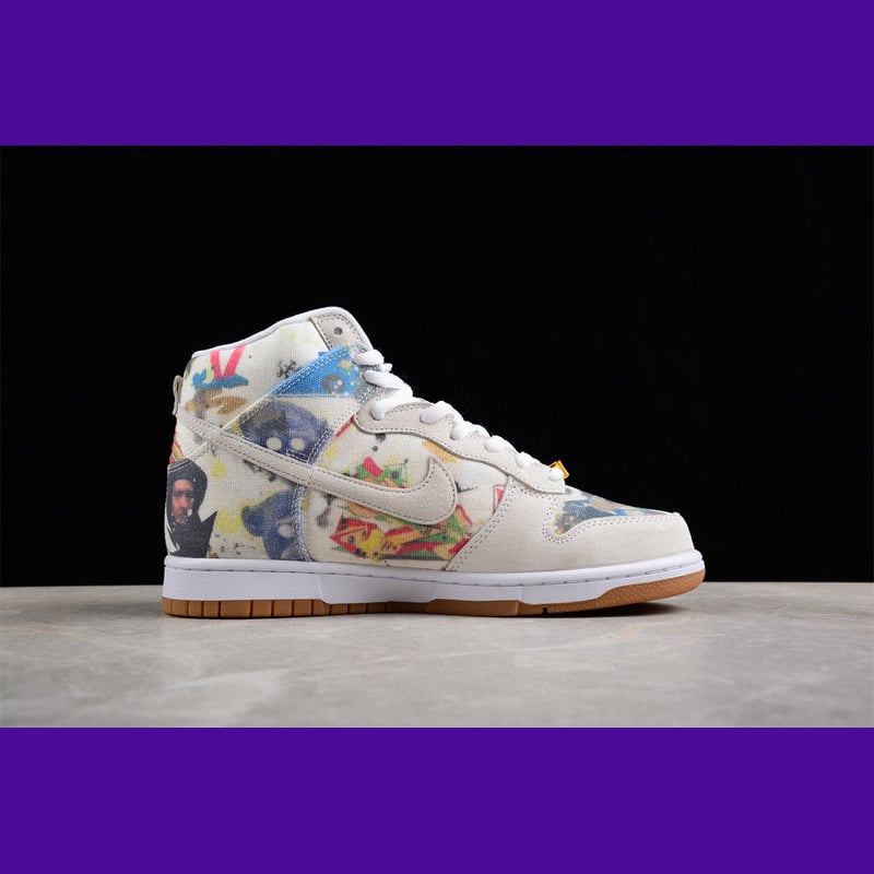SB Dunk High Design-Inspired - "Rammellzee" - SB-SUPHIGH-001 - Sole Revival and Redemption LLC