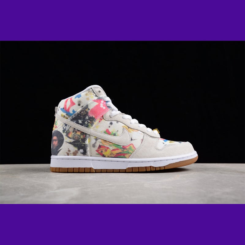 SB Dunk High Design-Inspired - "Rammellzee" - SB-SUPHIGH-001 - Sole Revival and Redemption LLC