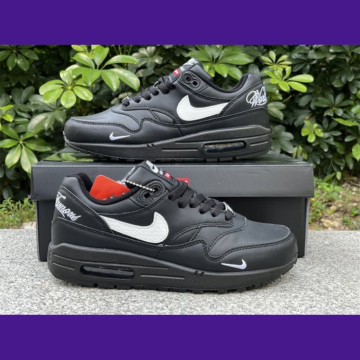 Nike Air Max 1 Design-Inspired - "Supreme Black" - AM1-SUPBLK-003