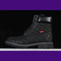 Timberland 6-Inch Design-Inspired - "Supreme Diamond" Black - TIM-SUPDIAMONDBLK-008 - Sole Revival and Redemption LLC