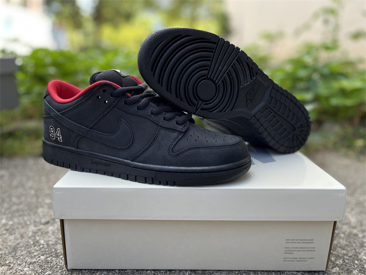 SB Dunk Low “Supreme 94 Pack” — White / Black / Purple / Blue / Golden — Design‑Inspired