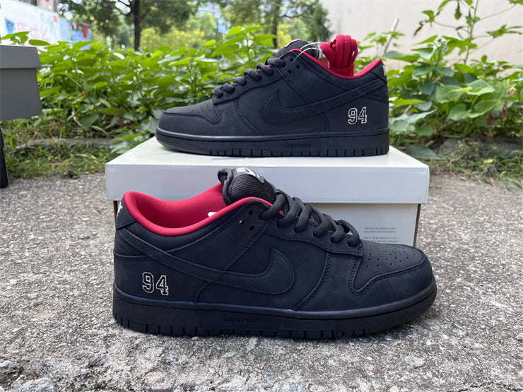 SB Dunk Low “Supreme 94 Pack” — White / Black / Purple / Blue / Golden — Design‑Inspired