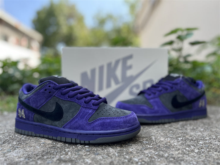 SB Dunk Low “Supreme 94 Pack” — White / Black / Purple / Blue / Golden — Design‑Inspired