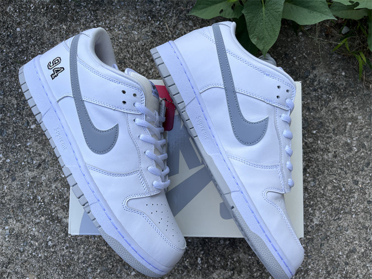 SB Dunk Low “Supreme 94 Pack” — White / Black / Purple / Blue / Golden — Design‑Inspired