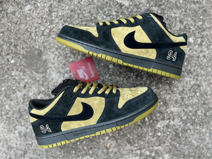 SB Dunk Low “Supreme 94 Pack” — White / Black / Purple / Blue / Golden — Design‑Inspired