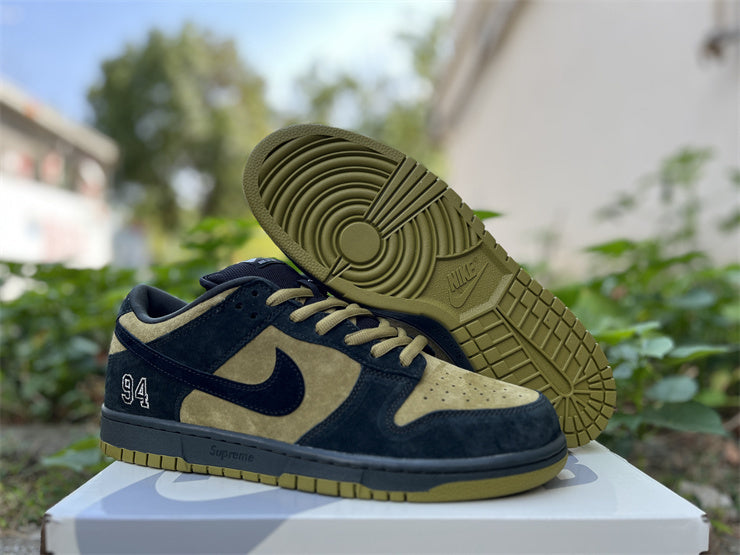 SB Dunk Low “Supreme 94 Pack” — White / Black / Purple / Blue / Golden — Design‑Inspired