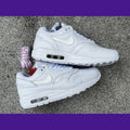 Nike Air Max 1 Design-Inspired - "Supreme White Leather" - AM1-SUPWHT-002