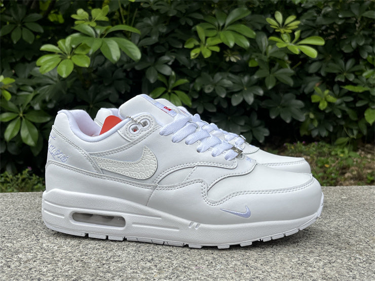 Nike Air Max 1 Design-Inspired - "Supreme White Leather" - AM1-SUPWHT-002