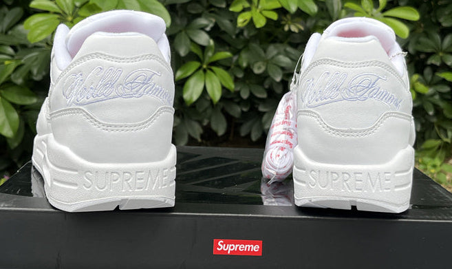 Nike Air Max 1 Design-Inspired - "Supreme White Leather" - AM1-SUPWHT-002