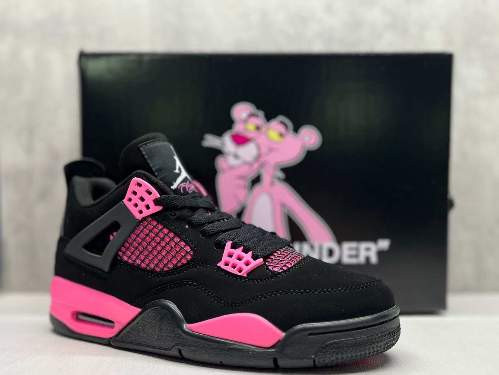 432 — Jordan 4 “Thunder Pack” — Design‑Inspired Sneaker Set